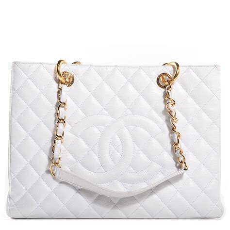 chanel gst white for sale|chanel gst caviar.